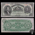 Billete 5 Pesos El Banco de Guanajuato 1914
