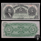 Billete 5 Pesos El Banco de Guanajuato 1914