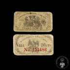 Billete Bilimbique 5 Centavos Gobierno Provisional de México (1914)