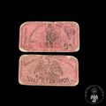 Billete Bilimbique 5 Centavos Gobierno Constitucionalista 1914-1915