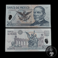 Billete 20 Pesos Banco de Mexico 2001 Polimero Benito Juarez Bonita Condicion