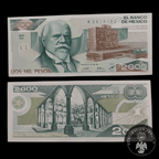 Billete 2000 Pesos Banco de Mexico Justo Sierra Sin Circular UNC