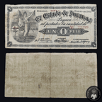 Billete 1 Un Peso El Estado de Durango 1914