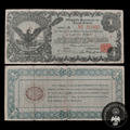 Billete 1 Peso Obligacion Provisional Erario Federal 1914