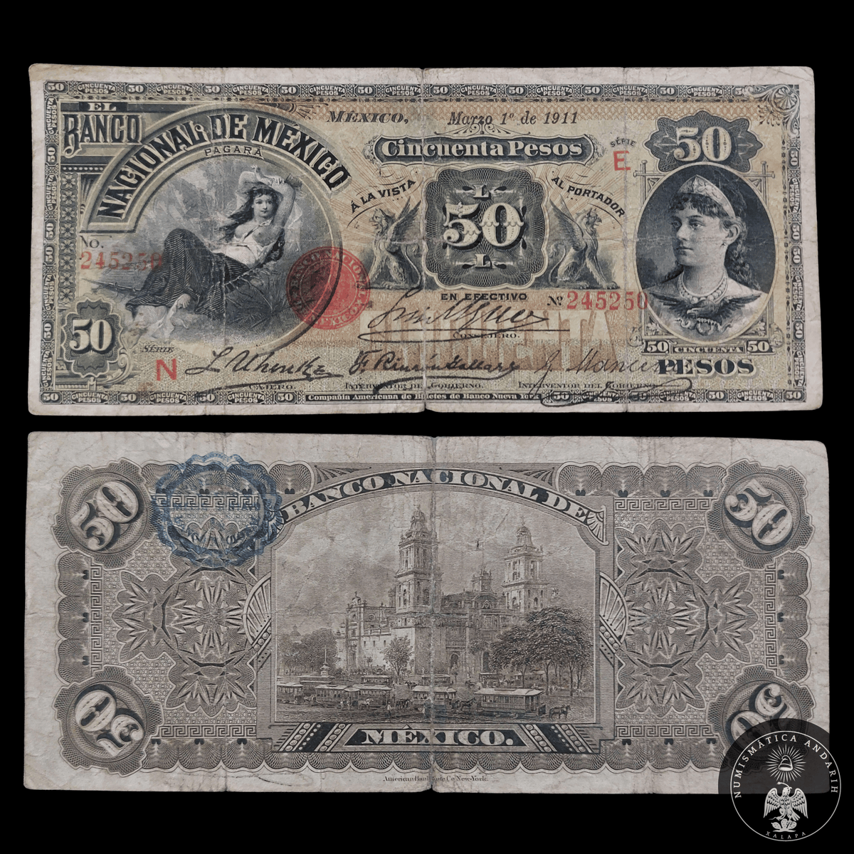 Billete 50 Pesos Banco Nacional de México