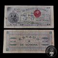 Billete 5 Pesos Estado de Sonora Hermosillo 1913