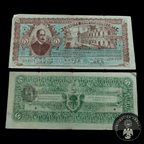 Billete Ejército Constitucionalista División de Occidente Cinco Pesos Guadalajara 1915
