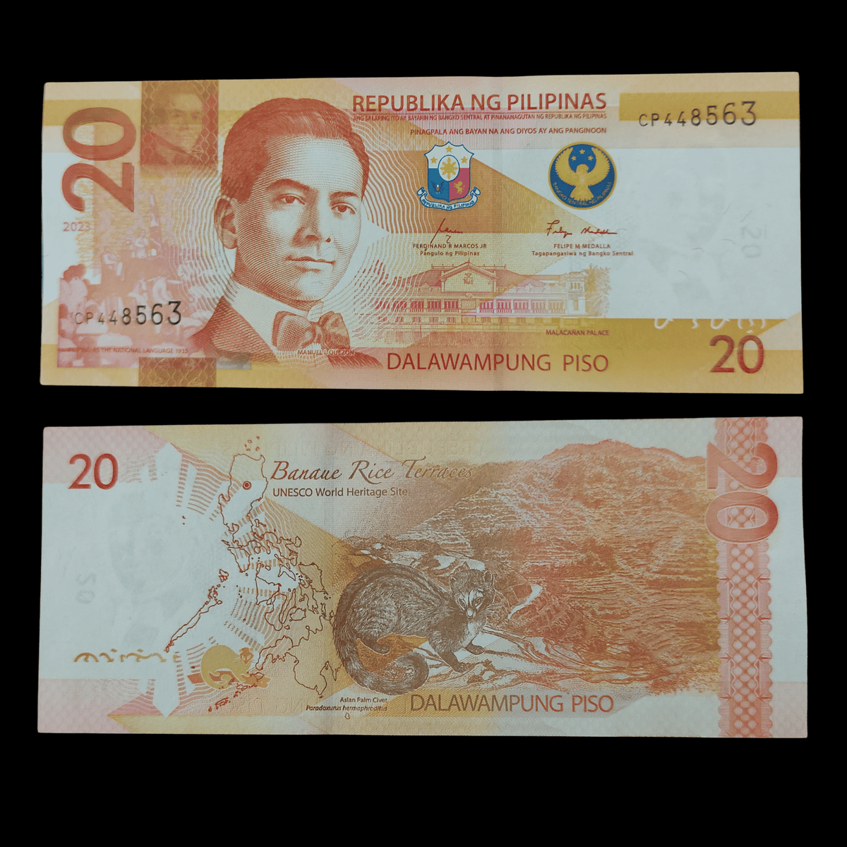 Billete Filipinas 20 Piso 2023- UNC