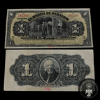 Billete El Banco de Hidalgo Un Peso Pachuca