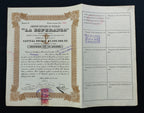 Certificado Provisional de 100 Acciones: Compañía Mexicana de Petróleo "La Esperanza", S.A. México, D.F. 1916