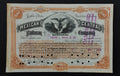 Acción Mexican Central Railway Company Limited Boston, Massachusetts 1890