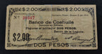 Billete / Cheque Banco de Coahuila Torreón, Coahuila 1914