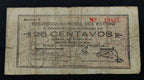 Billete Tesorería General del Estado Chihuahua 25 Centavos