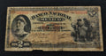 Billete El Banco Nacional de México 2 Pesos 1913