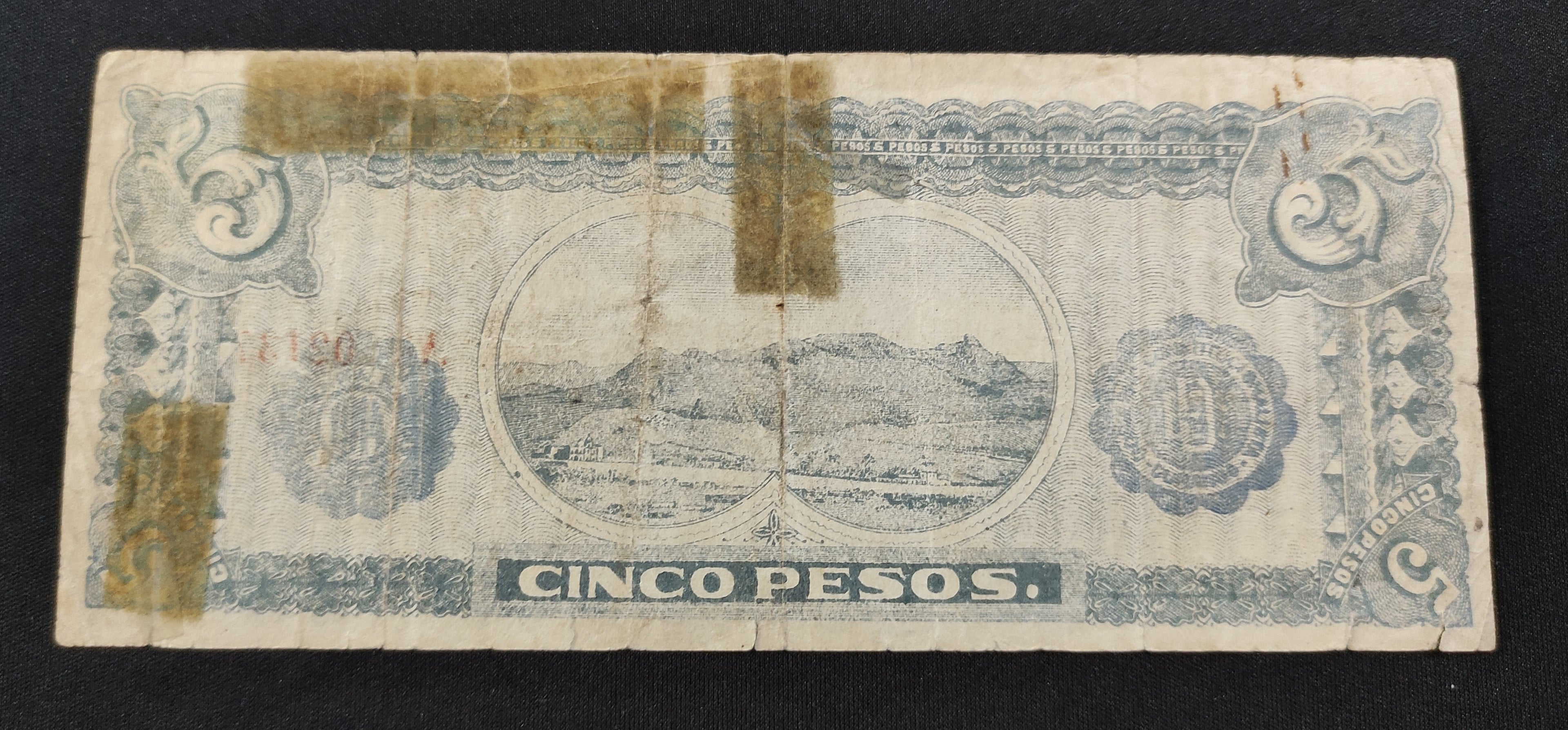 Billete El Estado de Durango 5 Pesos Durango 1915