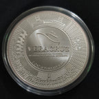 Medalla 2 Onzas Plata 500 Años Veracruz (1519-2019) Casa de Moneda Estuche de Madera
