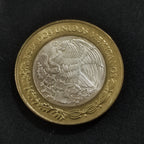 Moneda 100 Pesos Bimetálica Plata Estado de Sonora Año 2004 1a Fase