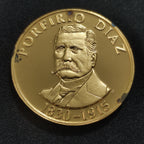 Medalla Plata Conmemorativa Presidentes de México, Porfirio Diaz, Franklin Mint