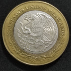 Moneda 100 Pesos Plata Don Quijote de la Mancha Año 2005 México