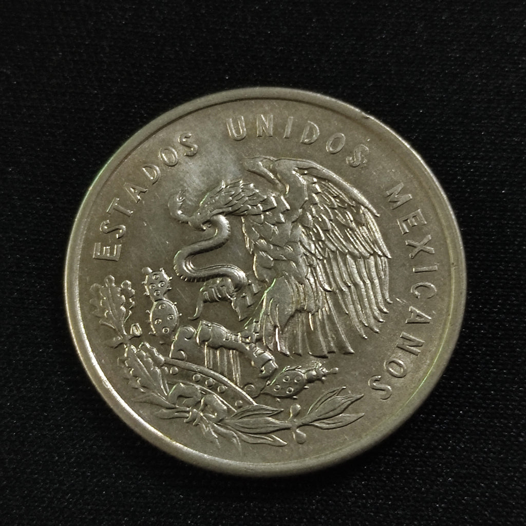 Moneda 50 Centavos Cuauhtémoc Plata Ley .300 Año 1950