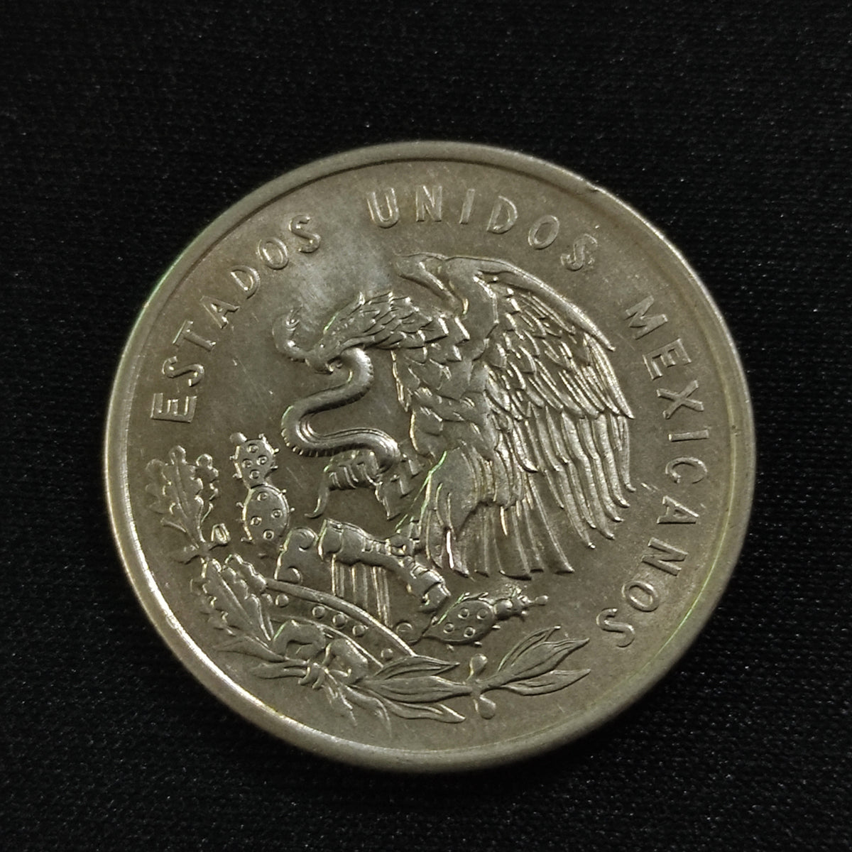 Moneda 50 Centavos Cuauhtémoc Plata Ley .300 Año 1950