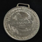 Medalla Plata Primer Centenario Erección Estado de Tlaxcala 1857-1957 Con Asa