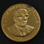 Medalla Plata Conmemorativa Presidentes de México, Gustavo Díaz Ordaz, Franklin Mint