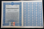 Acción Antigua de la Cía. Mexicana de Petróleo Laguna, S.A. año 1937