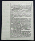 Acción Antigua del Banco del Pequeño Comercio del Distrito Federal, S.A. de C.V. año 1943