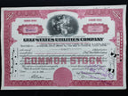 Acción Antigua de Gulf States Utilities Company año 1949