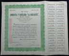 Acción Antigua de Imprenta y Papelería “La Mercantil” año 1949
