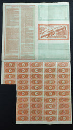 Acción Antigua de la Compañía Colonizadora de la Costa Oriental de Yucatán año 1896