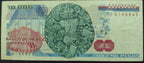Billete 10000 Diez Mil Pesos Banco de México Lázaro Cárdenas Verde 1985