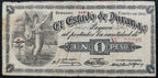 Billete 1 Un Peso El Estado de Durango 1914