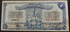 Billete 1 Un Peso Estado Libre y Soberano de México Toluca 1915
