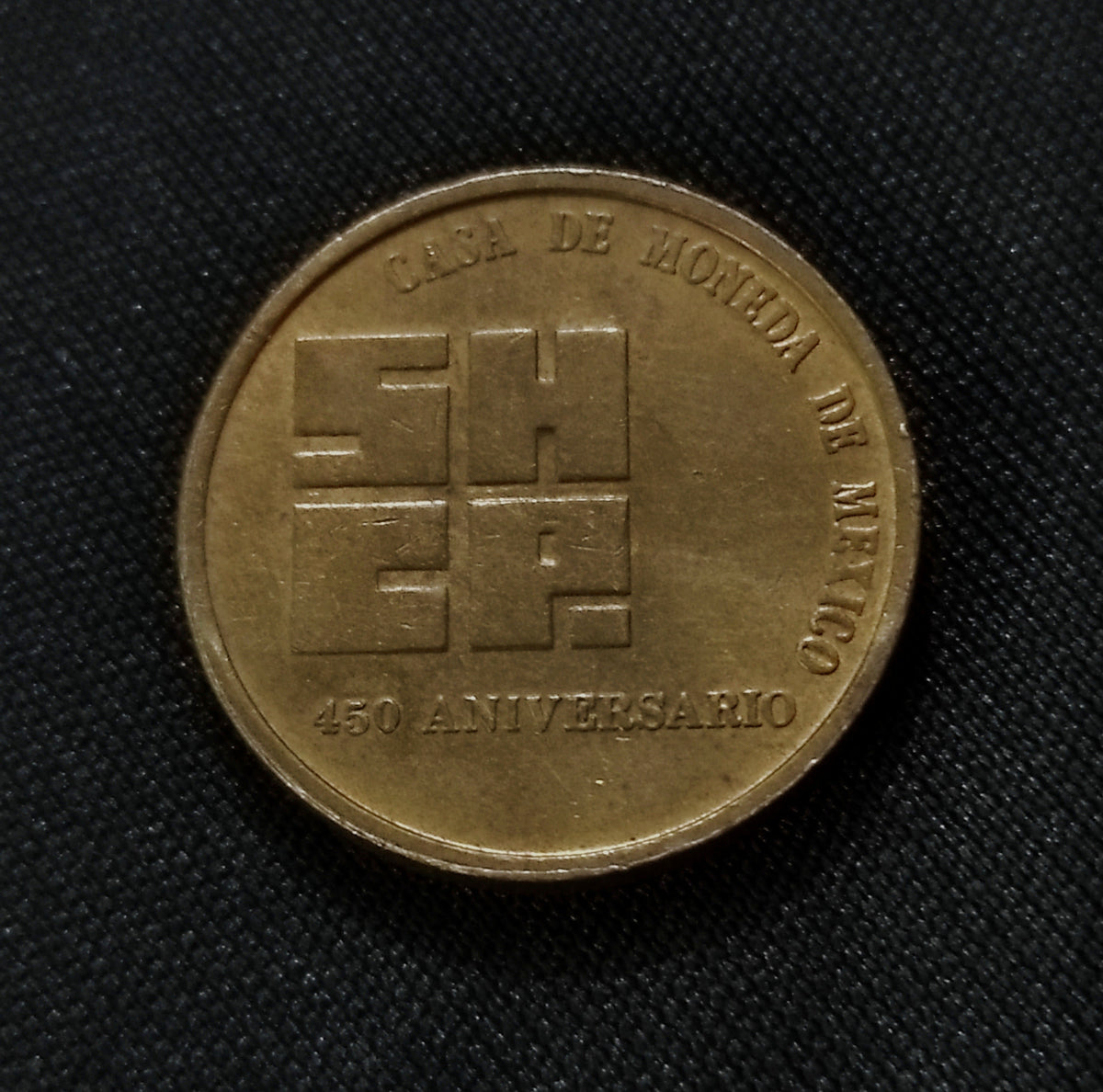 Medalla Conmemorativa 450 Aniversario Casa de Moneda de Mexico SHCP