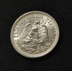Moneda Plata 20 Centavos Resplandor 1940 Ley .720