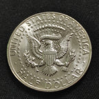 Moneda Plata Medio Dolar Kennedy Estados Unidos 1967 Ley .400