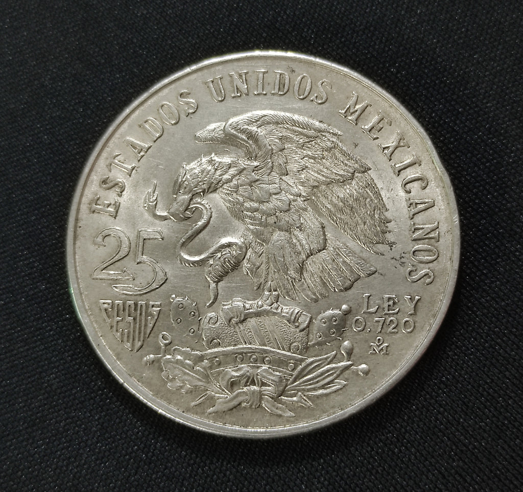 Moneda de Plata de $25 Pesos – Juegos de la XIX Olimpiada México 1968 (Ley 0.720)