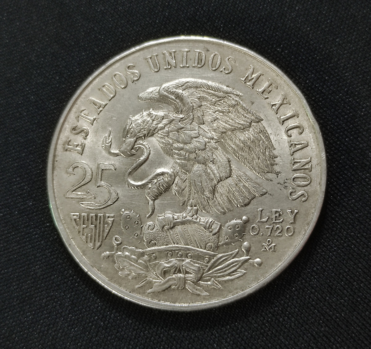 Moneda de Plata de $25 Pesos – Juegos de la XIX Olimpiada México 1968 (Ley 0.720)