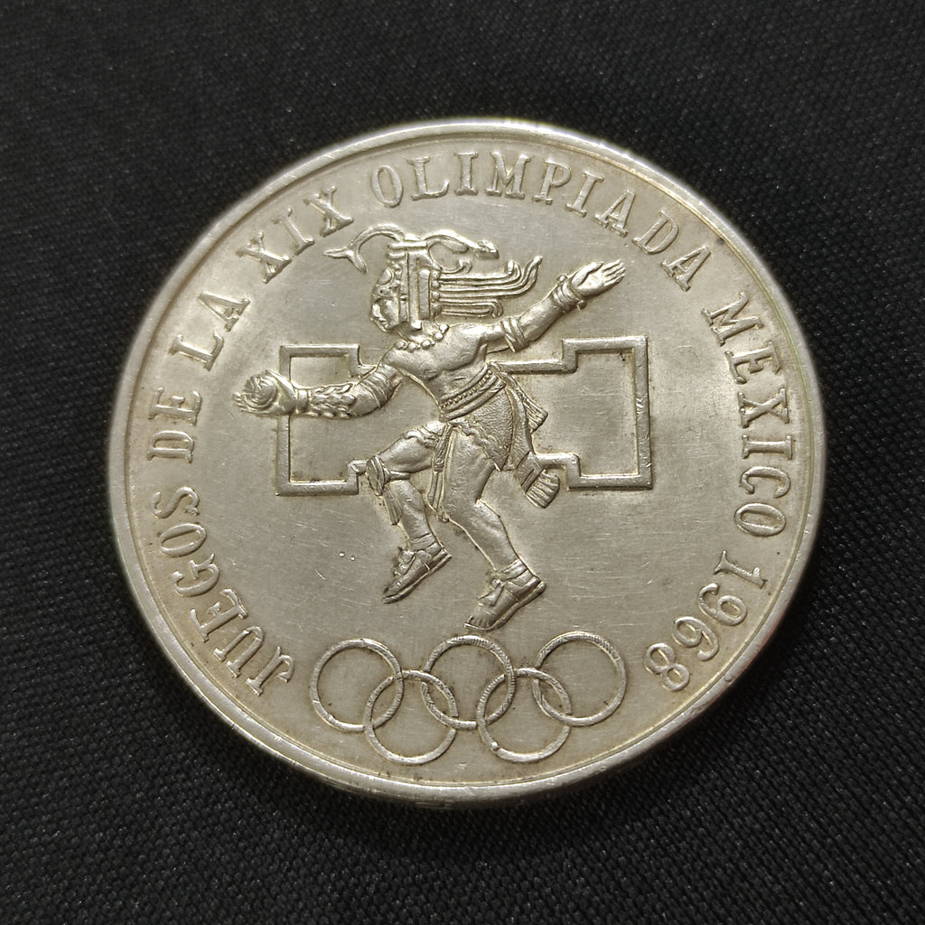 Moneda de Plata de $25 Pesos – Juegos de la XIX Olimpiada México 1968 (Ley 0.720)