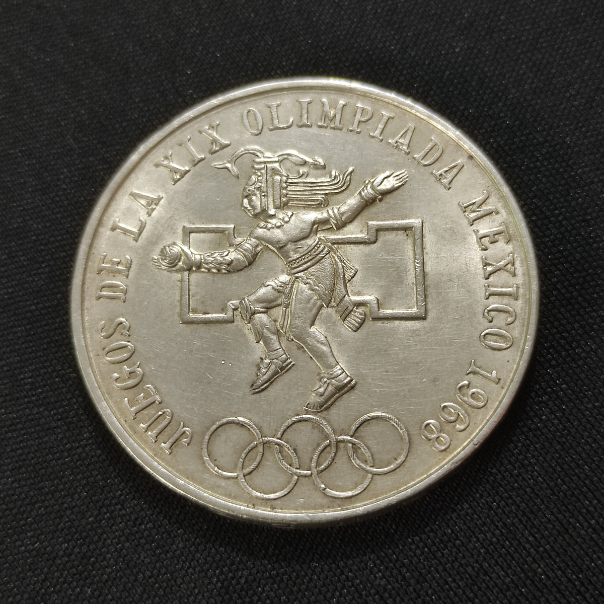 Moneda de Plata de $25 Pesos – Juegos de la XIX Olimpiada México 1968 (Ley 0.720)