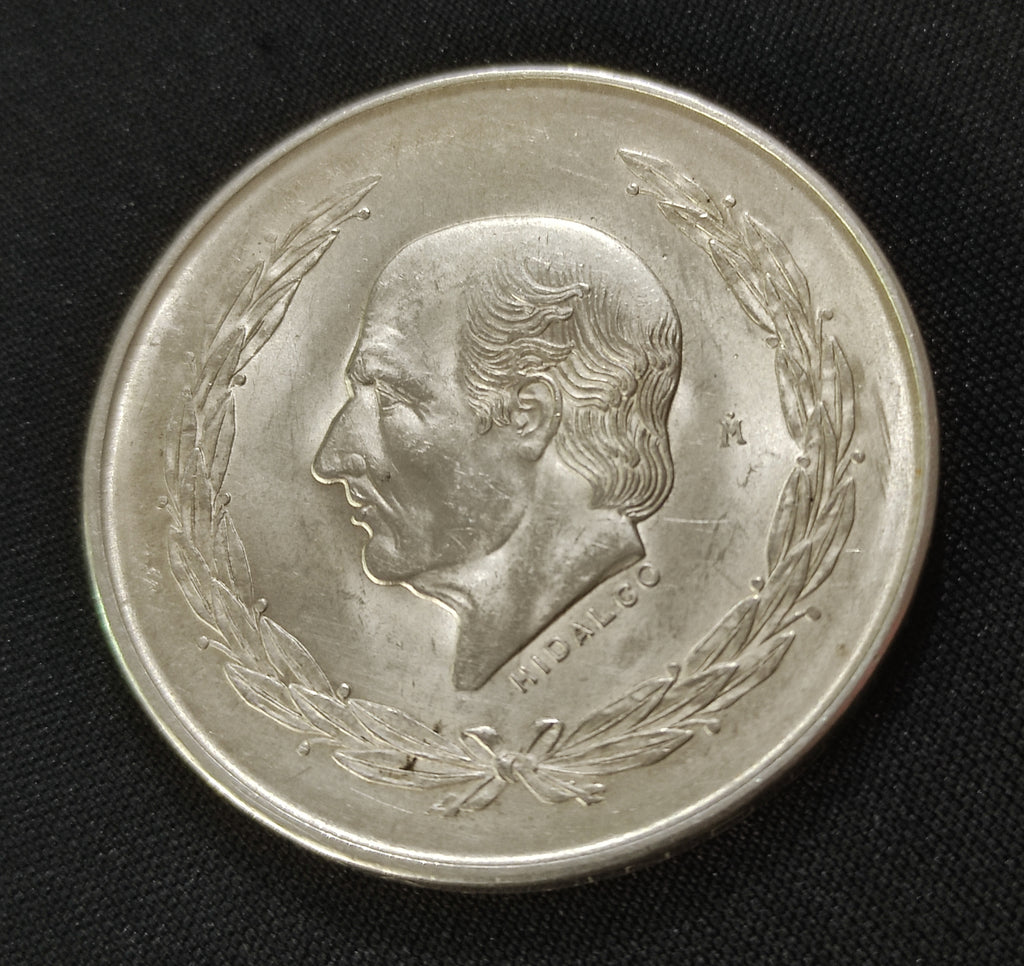 Moneda de Plata de $5 Pesos de Miguel Hidalgo – 1952 (Ley 0.720)