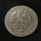 Moneda Plata 8 Reales Guanajuato Go 1897