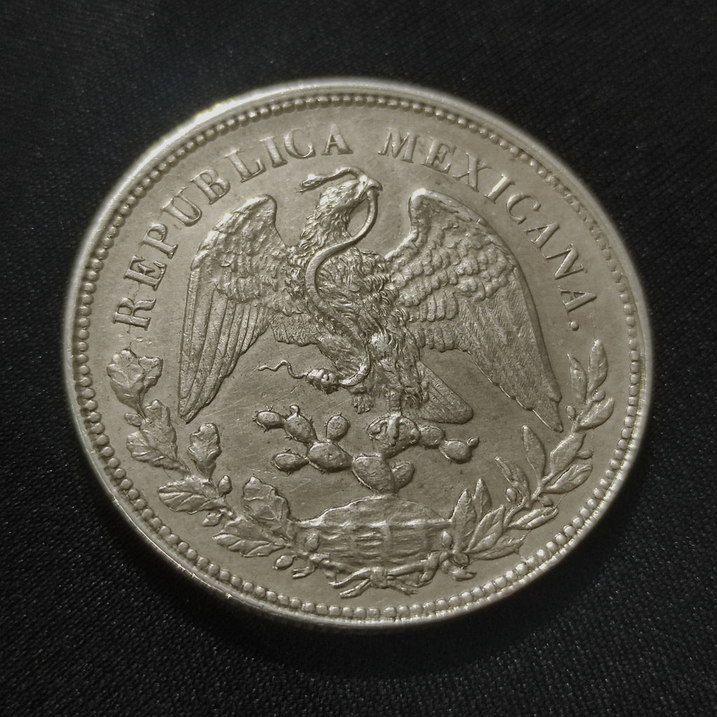 Moneda Plata Un Peso Porfiriato 1901 Mo