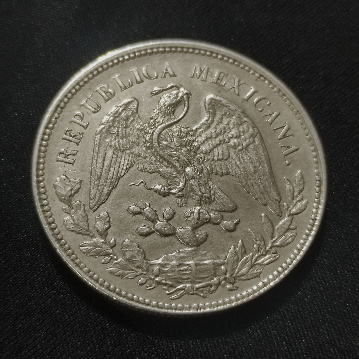 Moneda Plata Un Peso Porfiriato 1901 Mo
