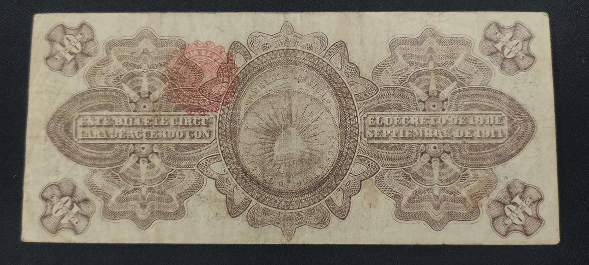 Billete Gobierno Provisional de México 10 Pesos Veracruz 1914