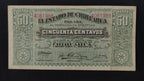 Billete 50 Centavos El Estado de Chihuahua 1914