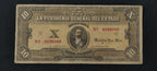 Billete La Tesorería General del Estado Yucatán 10 Pesos Mérida 1914