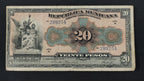 Billete 20 Pesos Republica Mexicana 1915